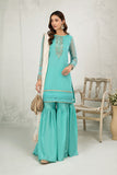 Maria B DW-EA23-100-Ferozi Luxury Casual Prets Vol 2