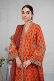 Maria B DW-EA23-27-Orange Luxury Casual Prets Vol 2