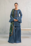 Maria B DW-EA23-39-Blue Luxury Casual Prets Vol 2