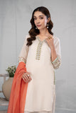 Maria B DW-EA23-90-OffWhite Luxury Casual Prets Vol 2