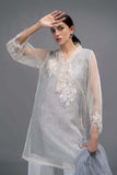 Maria B DW-EF23-66-Gray Luxury Casual Prets Vol 2