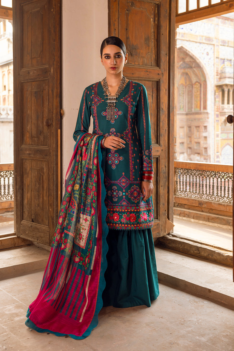 Ethnic Flora Celeste (E0020/203/711) Chaap Summer Collection Vol II 2022