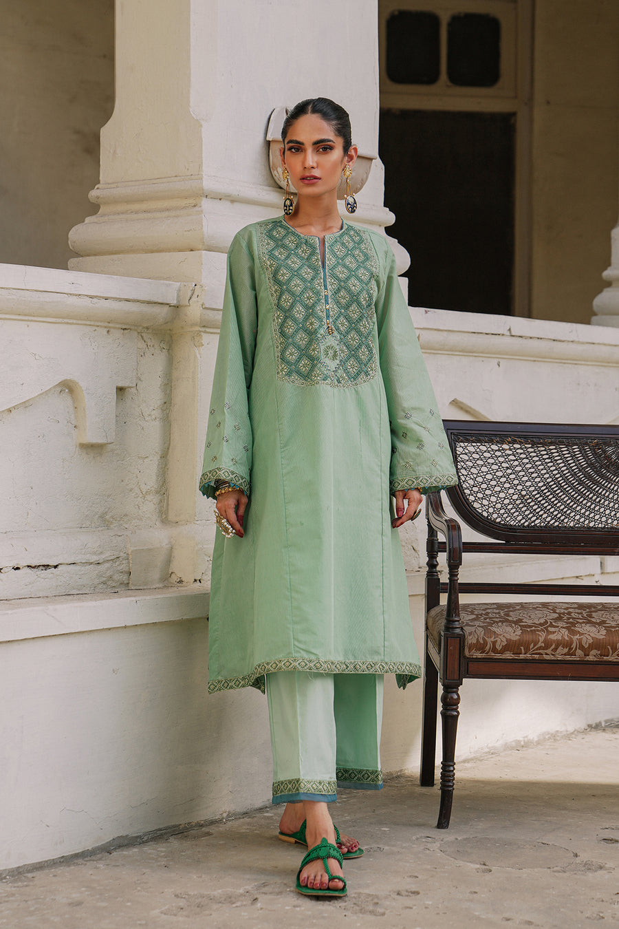 Ethnic E0210 105 127 127 Sarson Capsule Eid Collection 2022