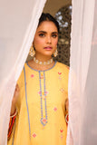 Alkaram ED-12A-23-Mango-yellow Meraki Chikenkari Collection