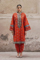 Alkaram FC-18G-23-2-Brick-Red Festive Eid Collection