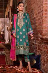 Alkaram FC-18G-23-Dark-Green Festive Eid Collection