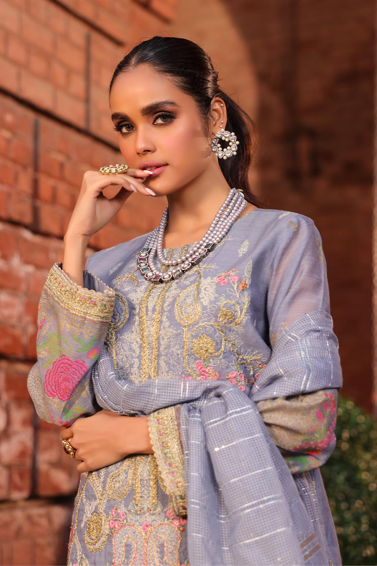 Alkaram FC-19H-23-Grey Festive Eid Collection