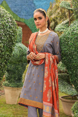 Alkaram FC-22I-23-Dark Grey Festive Eid Collection