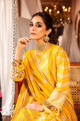 Alkaram FC-23J-23-Mustard Festive Eid Collection