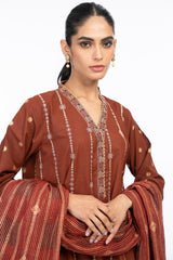 Alkaram FC-25J-23-Brown Festive Eid Collection