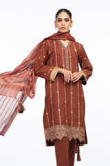 Alkaram FC-25J-23-Brown Festive Eid Collection