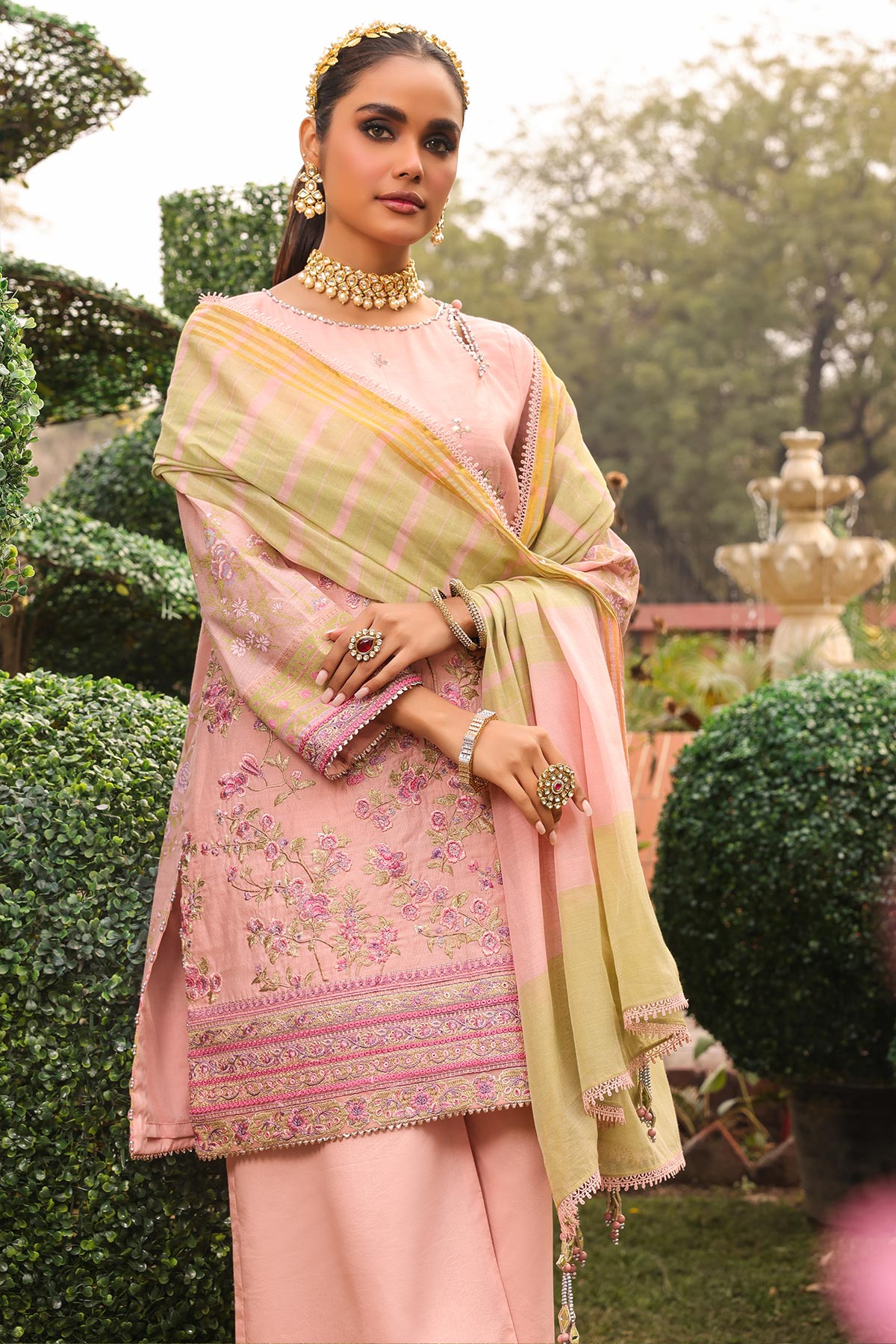 Alkaram FC-36R-23-Soft Pink Festive Eid Collection