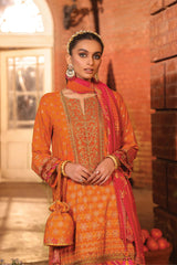 Alkaram FC-9C-23-Orange Festive Eid Collection