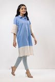 Nishat Linen Fs22-52 Sky Blue Mid Summer Pret 2022