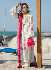 Farah Talib Aziz  Rio Ivory Luxury Lawn 2022