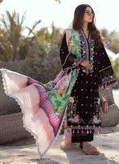 Farah Talib Aziz  Bermuda Black Luxury Lawn 2022