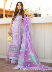 Farah Talib Aziz  La Mer Lilac Luxury Lawn 2022