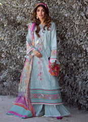 Farah Talib Aziz  Fiji Seafoam Luxury Lawn 2022