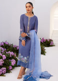 Farah Talib Aziz Alo Blue Embroidered Shirt and Dupatta Zara Luxe Prets 2024