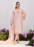 Farah Talib Aziz Bebe Blush Pink Embellished Raw Silk Kurta Shirt and Dupatta Zara Luxe Prets 2024