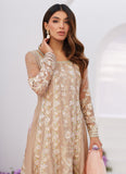 Farah Talib Aziz Charlene Sand Embroidered Kalidaar with Dupatta Zara Luxe Prets 2024
