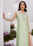 Farah Talib Aziz COLLETTE MINT OMBRE EMBELLISHED COLUMN KALIDAAR WITH EMBROIDERED SLIP AND DUPATTA Zara Luxe Prets 2024