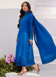Farah Talib Aziz Charr Blue Embroidered Raw Silk Shirt and Dupatta Zara Prets 2024