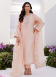 Farah Talib Aziz Elea Peach Embroidered Raw Silk Shirt and Dupatta Zara Prets 2024