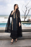 Azure FlintFantasy Eid Collection Hania Amir Luxe Hand Embellished 3pcs Festive Collection