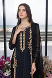Azure FlintFantasy Eid Collection Hania Amir Luxe Hand Embellished 3pcs Festive Collection