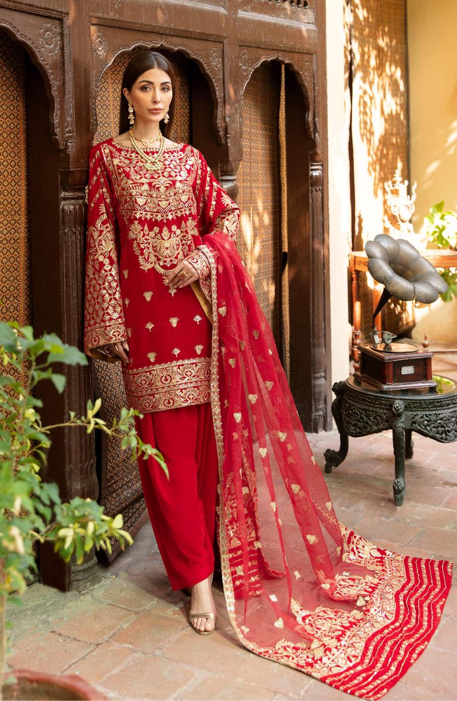 Maryum N Maria Gulab Ghar-mfd-0062 Luxury Dress
