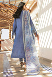 Mushq Blue Shadow Hemline Summer Lawn