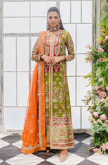 Maryum N Maria Greenery (FFD-0109) Murat By Freesia Premium Chiffon Collection