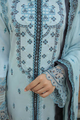 Qalamkar AQ-05 FEROZA Qline Summer Dress