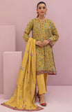 Orient OTL 22-122 Yellow Meher Printed Lawn 2022