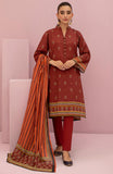 Orient OTL 22-110 Maroon Meher Printed Lawn 2022