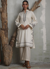 Image Ivory Embroidered Kurta Spring Pret 2024