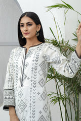 Bonanza Satrangi Off White Jacquard Kurti Jas221p01 Eid Pret 2022