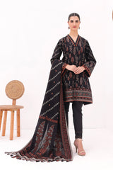 Alkaram JC 02 23 Black Jaquard Cotton Collection