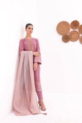 Alkaram JC 07 23 Mauve Jaquard Cotton Collection