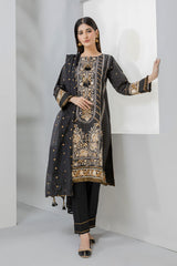 Bonanza Satrangi Black Cambric Suit Kasc223p04 Eid Pret 2022