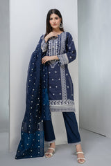 Bonanza Satrangi N Blue Cambric Suit Kasc223p05 Eid Pret 2022