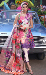 Asifa and Nabeel Evelyn LA-1 Luxury Lawn Vol 2 2021