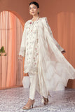 Alkaram M-02A-23-2-Ivory Meraki Chikenkari Collection