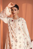 Alkaram M-02A-23-2-Ivory Meraki Chikenkari Collection
