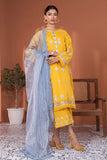 Alkaram M-06A-23-2-Ochre Meraki Chikenkari Collection
