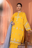 Alkaram M-06A-23-2-Ochre Meraki Chikenkari Collection