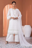 Alkaram M-09A-23-2-White Meraki Chikenkari Collection