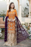 Imrozia M-19 Fuchsia Gold Esta Bonita Chiffon Collection