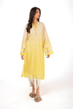 Maria B Shirt Lime Yellow MB-EF23-17 Basics Shirts